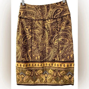 HAROLD’S PAISLEY PENCIL SKIRT SIZE 0